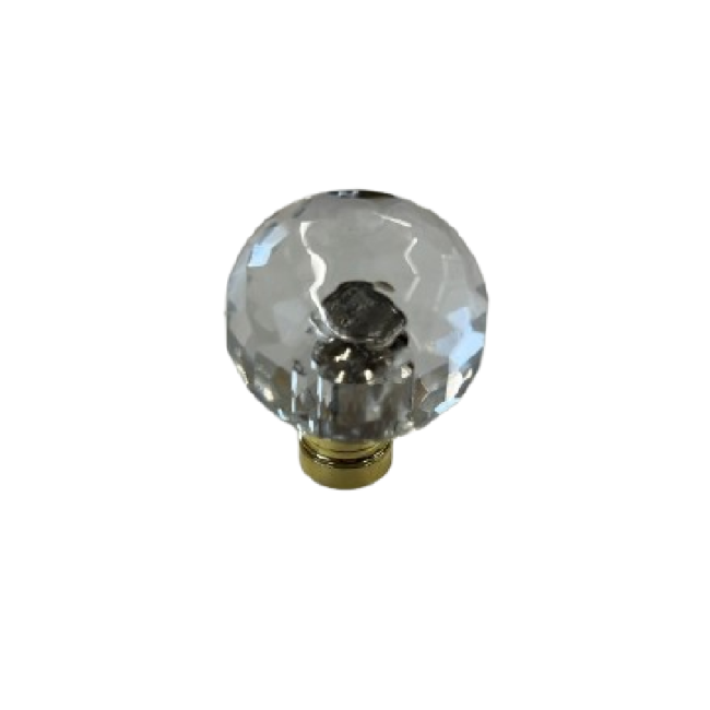 Bouton de meuble cristal