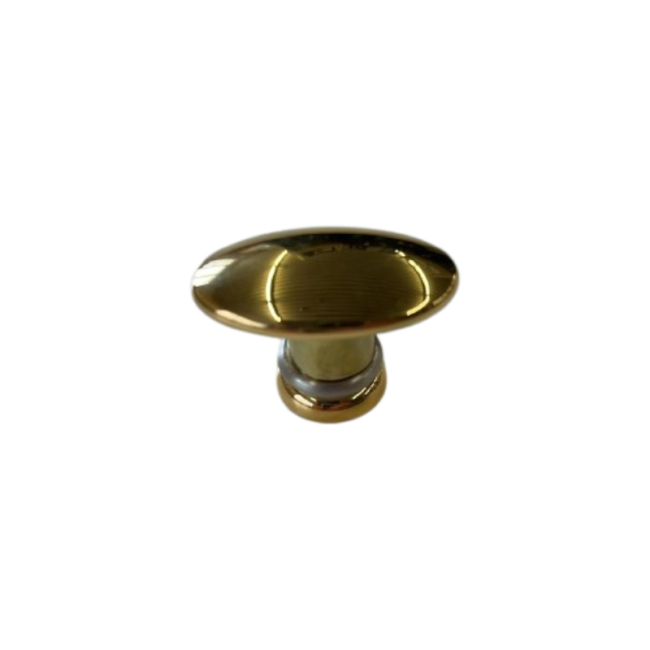 Bouton de meuble olive bague nickel